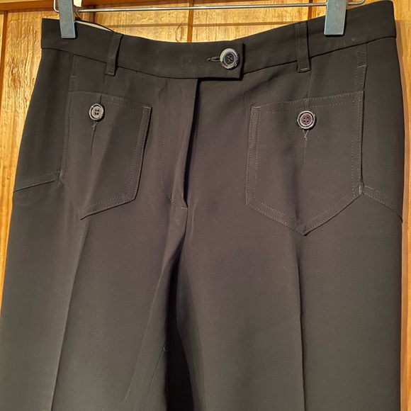 Moschino Vintage Wide Leg Trouser In Black - Picture 4 of 13